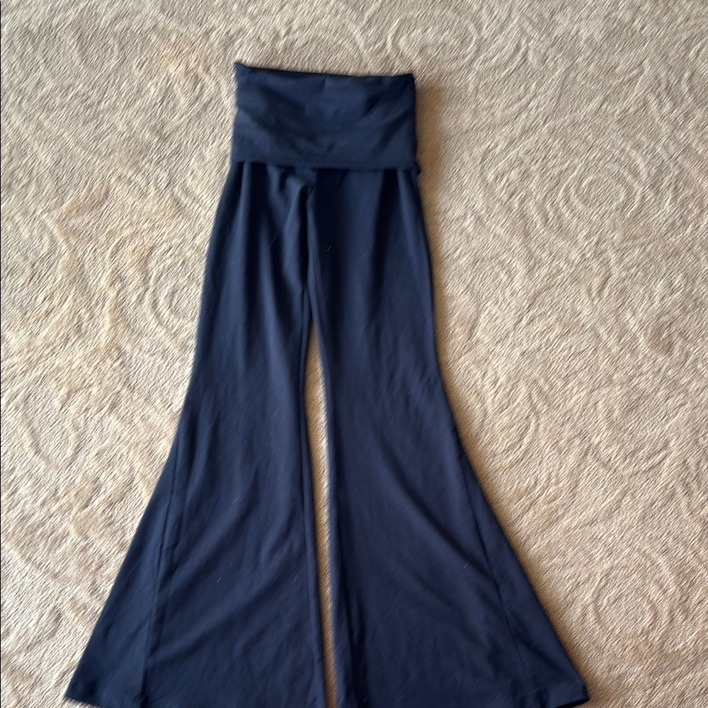 Aerie Black Boot Cut Flare Pants, XS SHORT